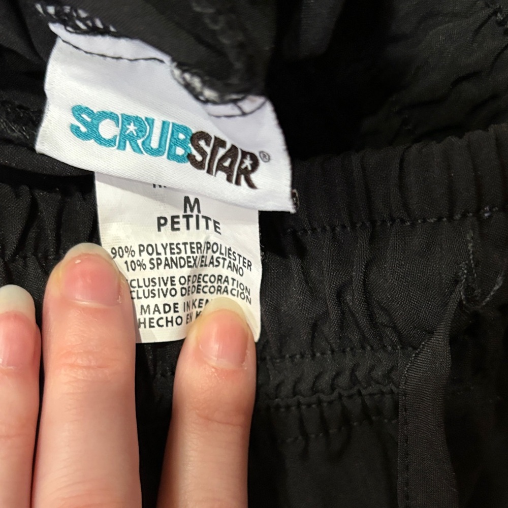 Scrubstar Black Pants - Picture 2 of 2